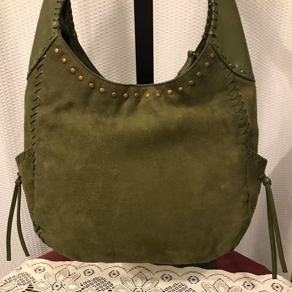 Minicci Handbags - Minicci - Green Hobo Bag - Never Used - Looks and feels like Suede